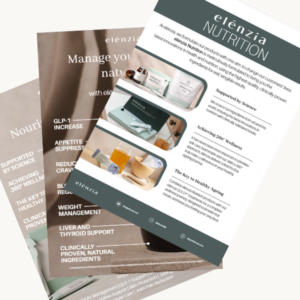 elénzia Marketing Materials – elénzia NUTRITION
