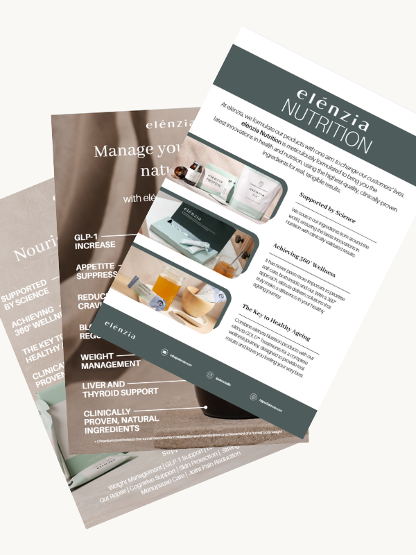 elénzia Marketing Materials – elénzia NUTRITION